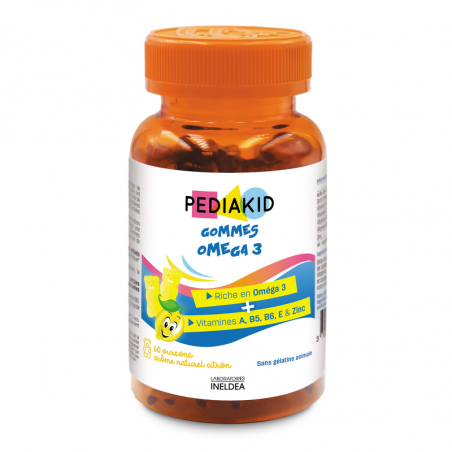 Ведмежуйки Омега 3 / OMEGA 3 - Омега 3, вітаміни A-E-B5-B6 та цинк, 60 шт (PK17)