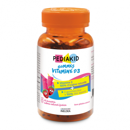 Ведмежуйки Вітамін D / VITAMINE D - Зміцнюють кістки та зуби, підвищують імунітет, 60 шт (PK26)