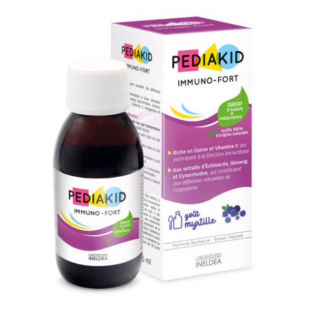 PEDIAKID Сироп ІМУНО-ФОРТ / IMMUNO-FORT, 125 мл — пошкоджена зовнішня упаковка, придатний до 11.2028
